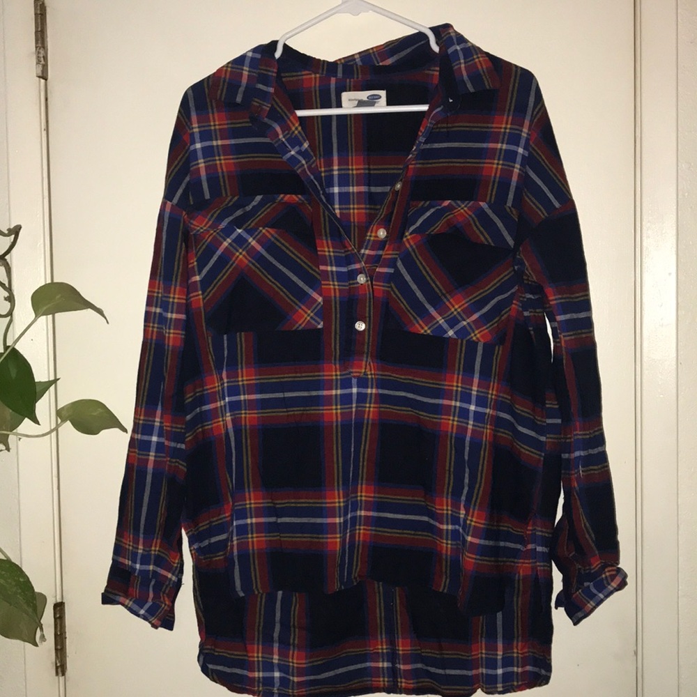 Plaid blouse